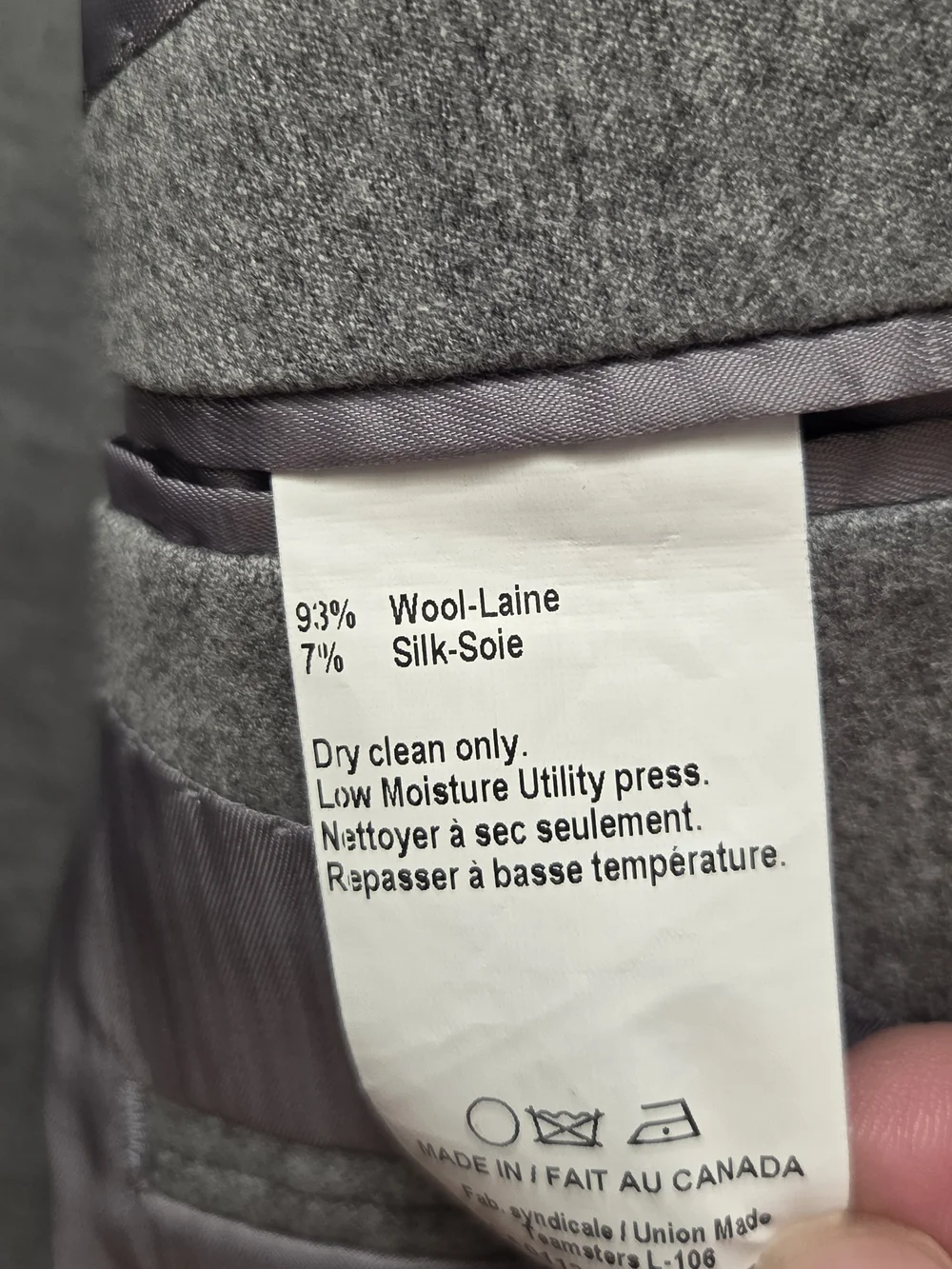 Vince Men's Drago 14.5 Micron Wool Light Gray Italian Sport Coat Blazer (42R)